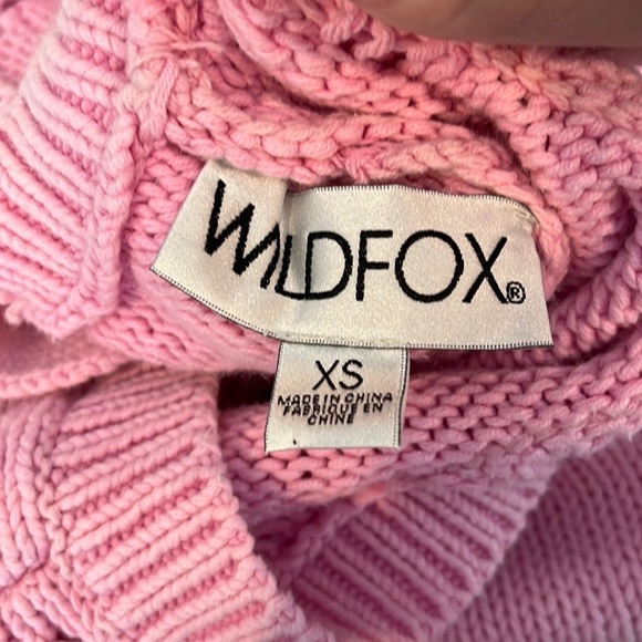 Wildfox “Corone” sweater in Flamingo XS - Picture 3 of 4